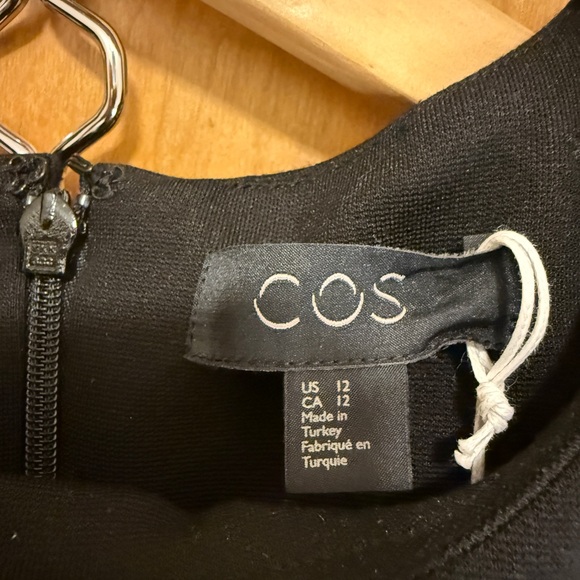 COS Black Long Sleeve Dress - Picture 2 of 4